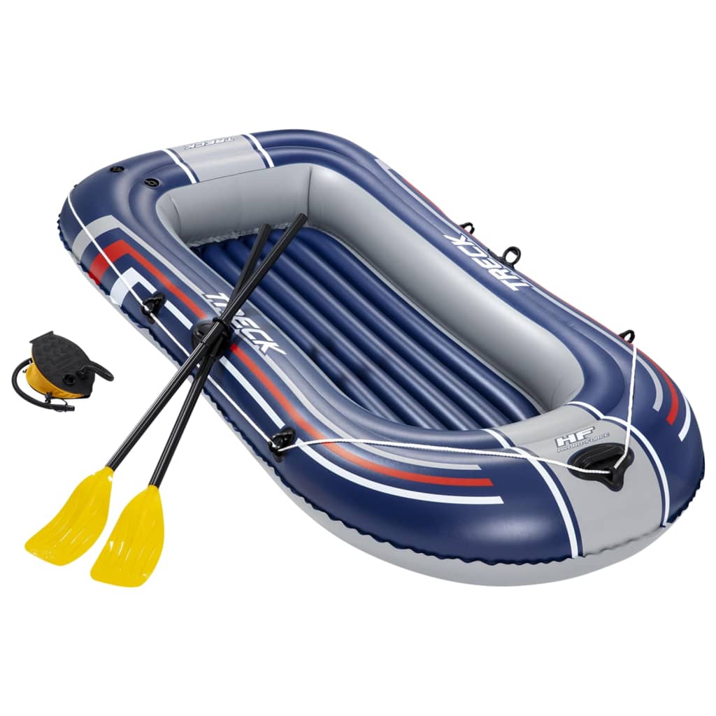 Bestway Hydro-force opblaasboot met peddels en pomp (blauw)