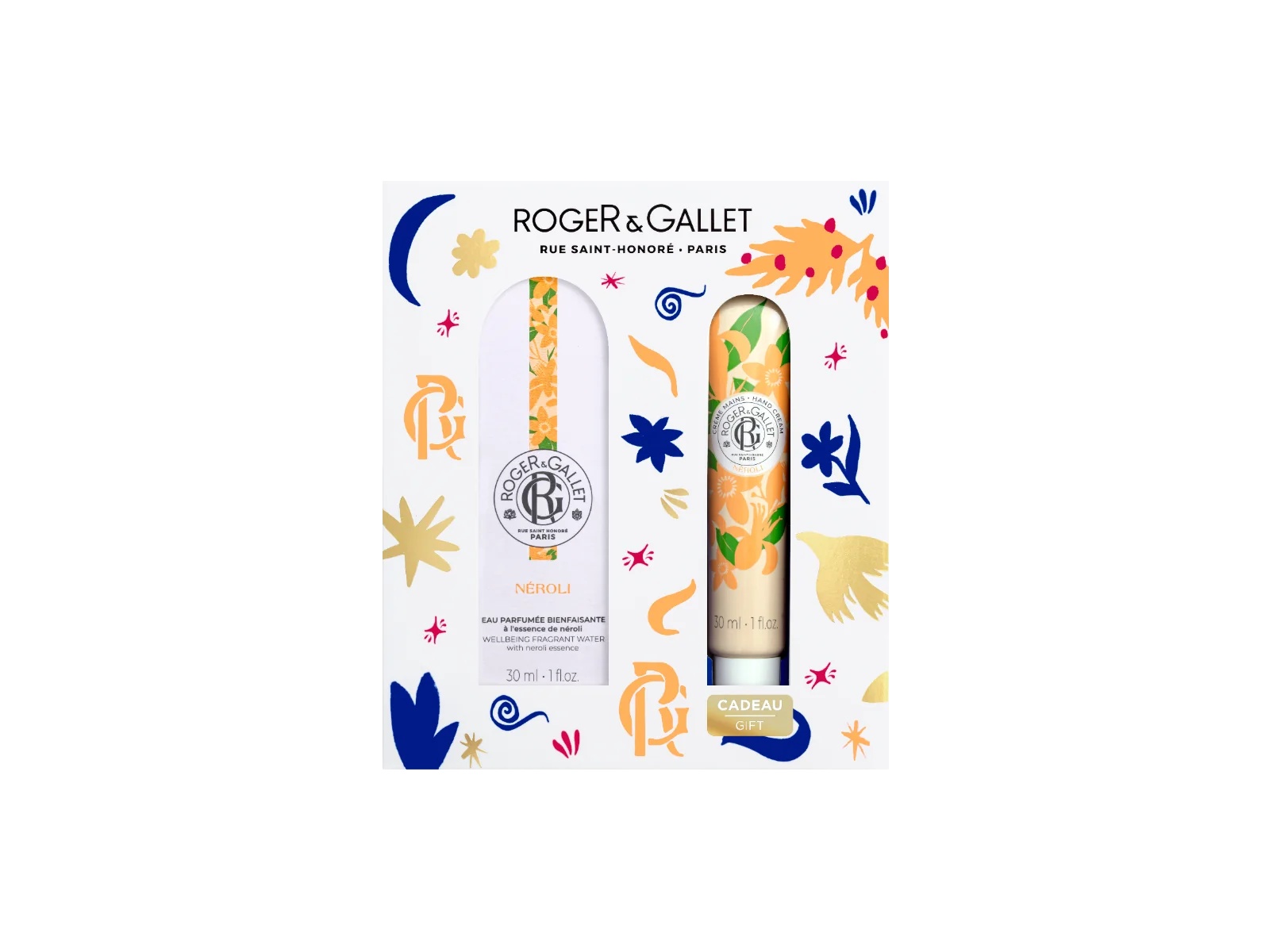 Coffret R&G Roger & Gallet Noël Néroli Eau de Bien-être Parfumée + Crème Mains