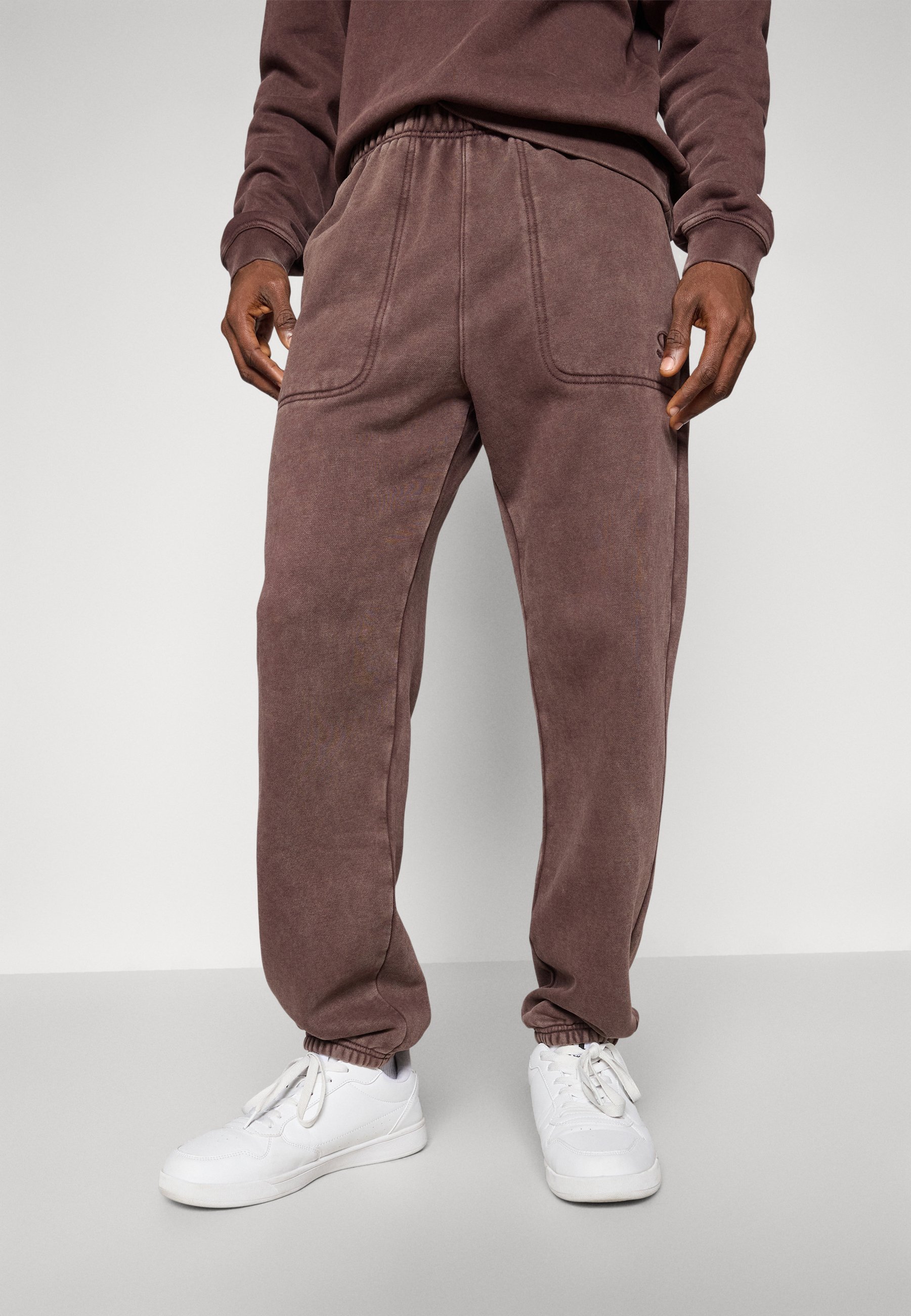 Pantaloni da tuta Champion ICONS CUFF - bordeaux