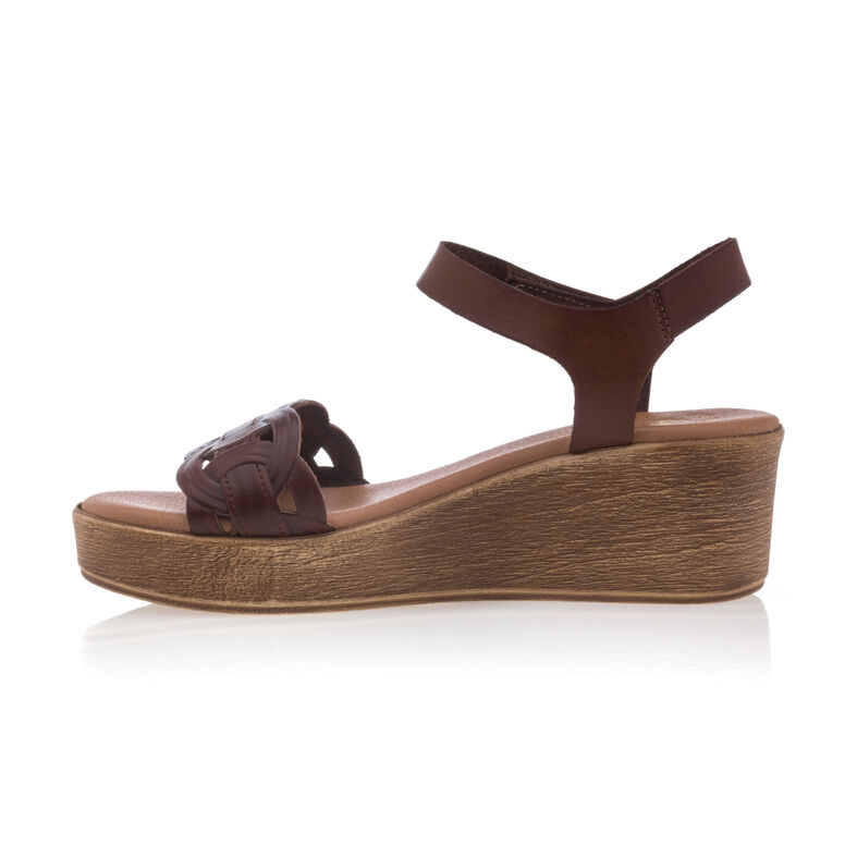 Sandali da donna marroni / Scarpe aperte in punta