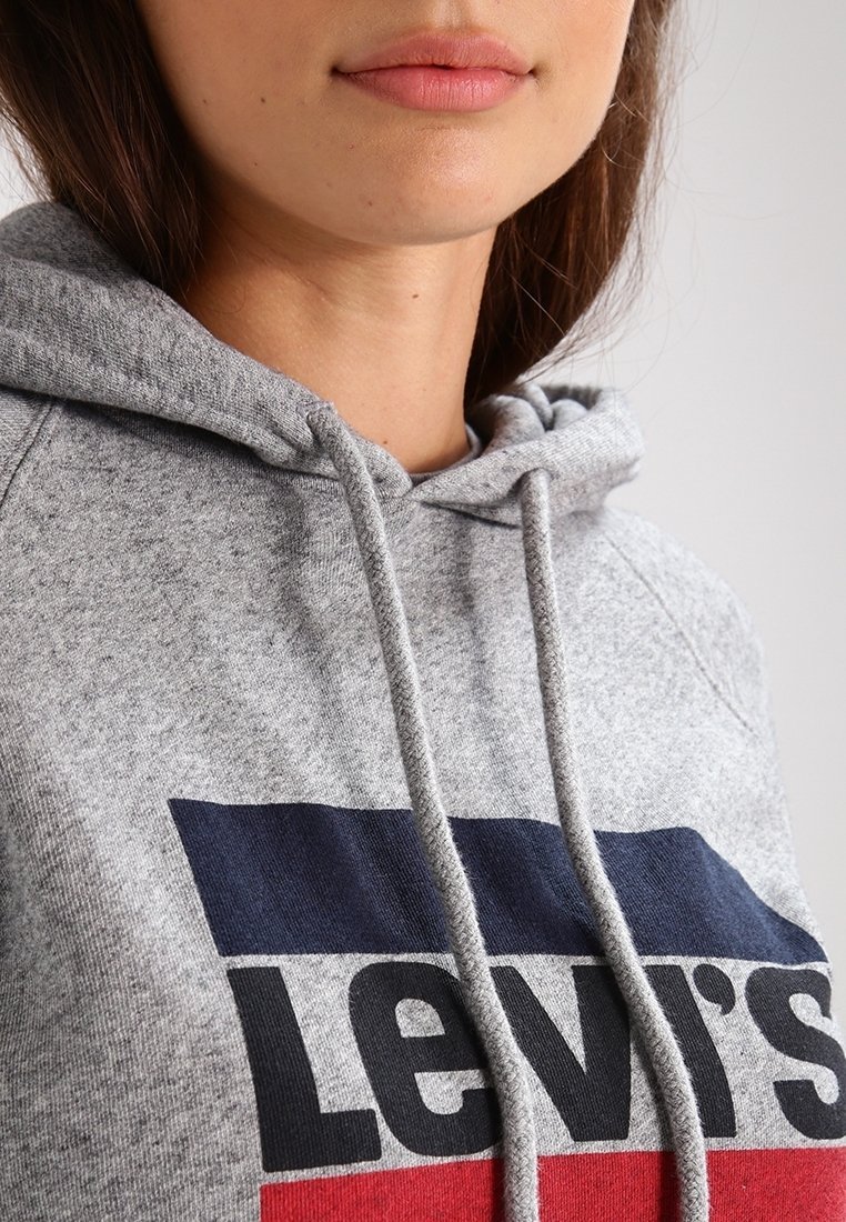 Felpa con cappuccio Levi's® - grigio screziato
