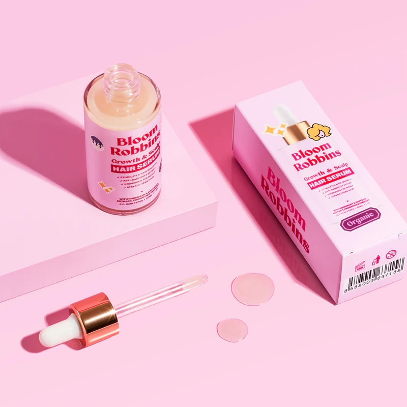 „Bloom Robbins Growth & Scalp HAIR SERUM“ serumas visiems plaukų tipams