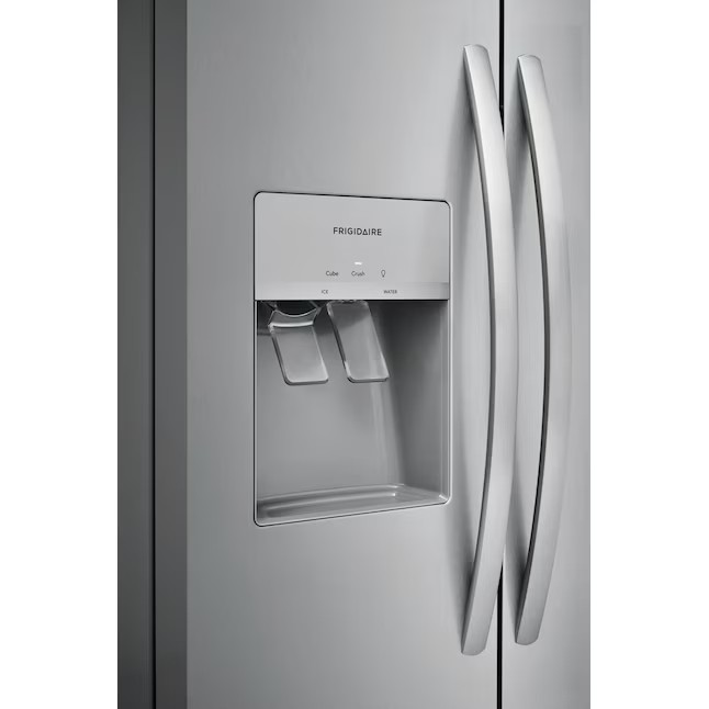 Frigidaire Side-by-Side-Kühlschrank mit 725 Litern Nutzinhalt und Eiswürfelbereiter (Edelstahl, fingerabdruckresistent) ENERGY STAR®