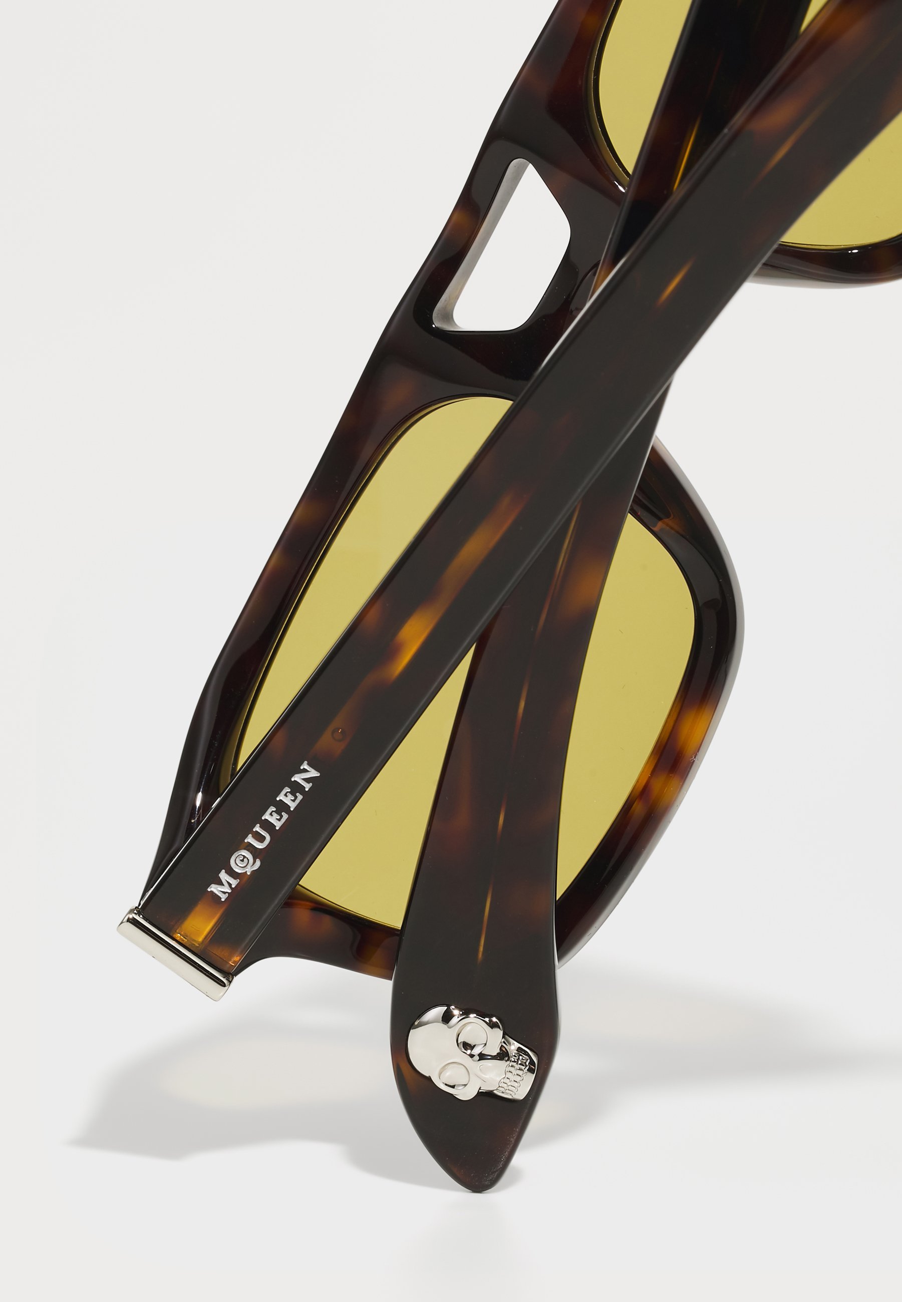 Óculos de sol Alexander McQueen UNISSEX - havana/amarelo
