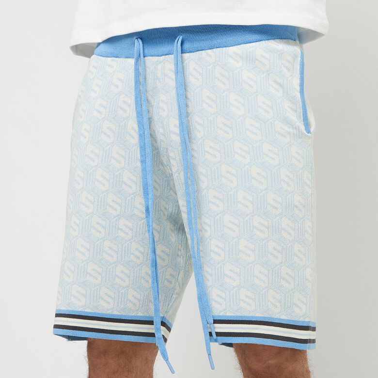 Gebreide korte broek voor in het resort