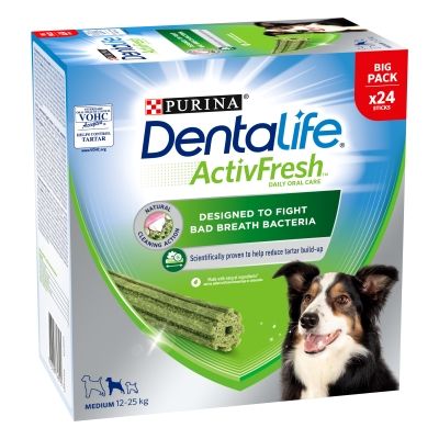 Purina Dentalife ActivFresh Daily Dental Care Snacks för hundar av medelstora raser
