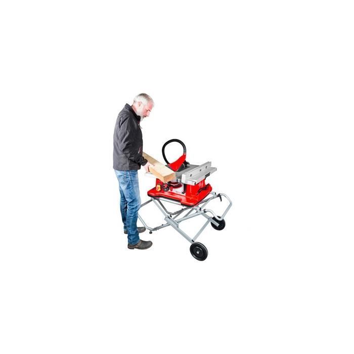 Table saw stand - HOLZMANN TK255 - Red - Dimensions 790x730x500 mm - Wheels