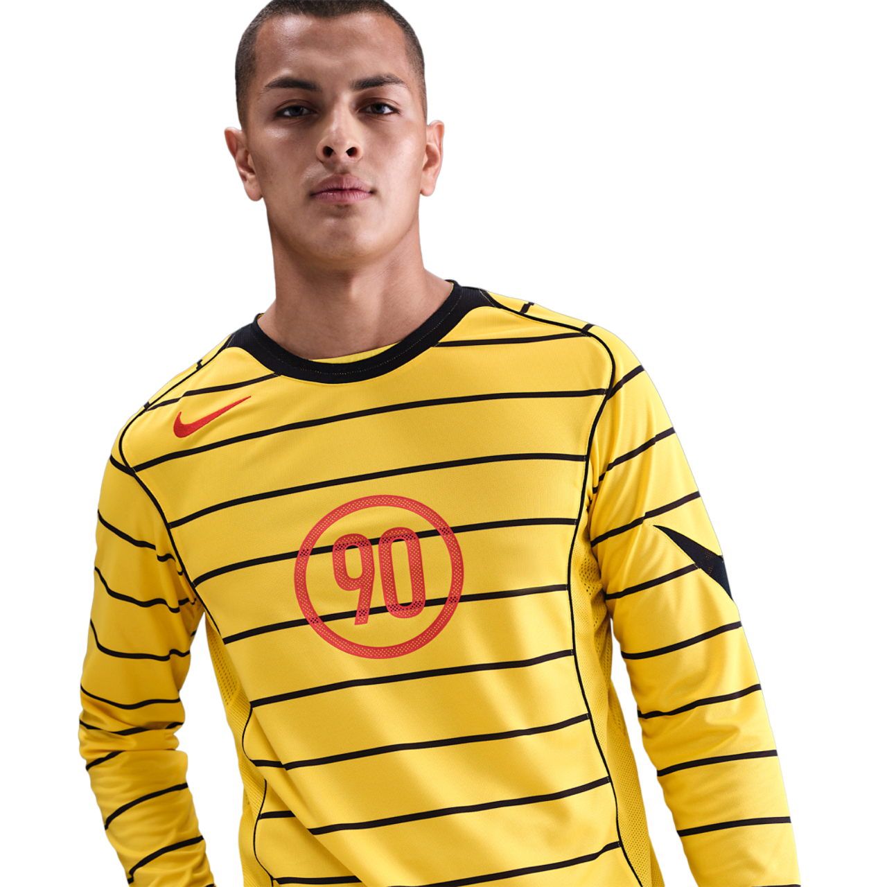 „Nike Total 90 Dri-fit“ ilgomis rankovėmis futbolo marškinėliai