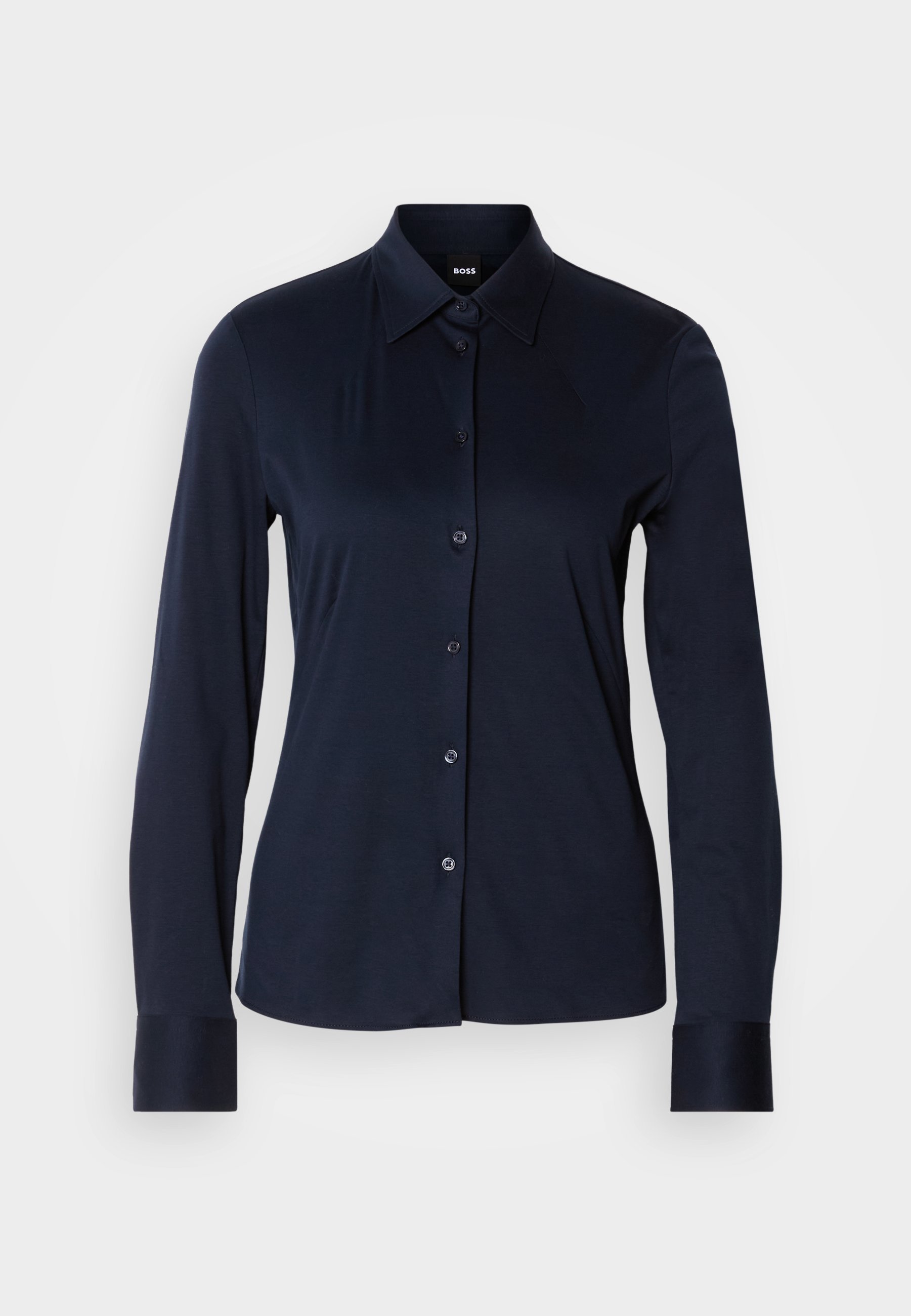 BOSS BRONTA TUESDAY - Gombos blúz - sötétkék