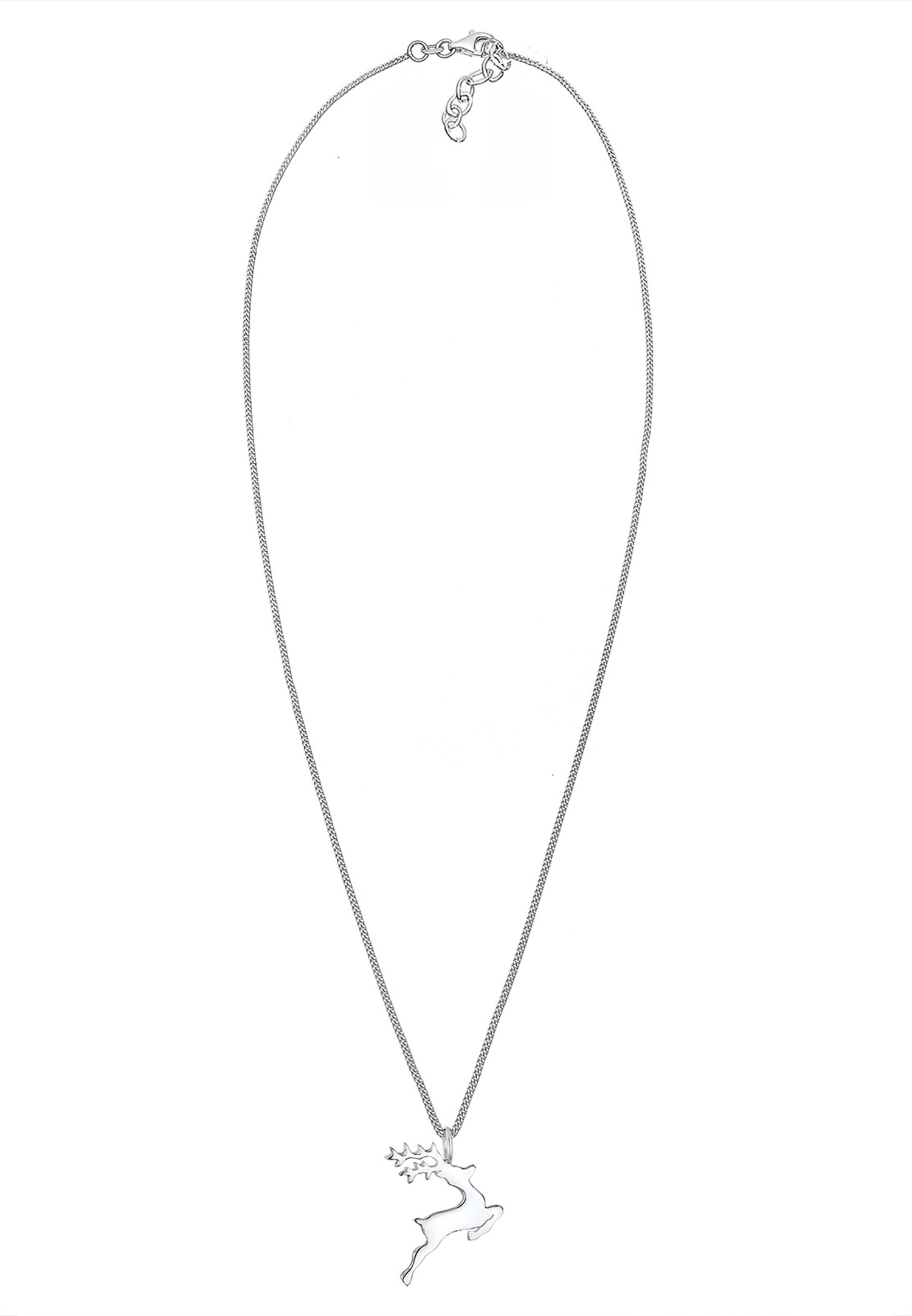 Elli Femme Pendentif de Renne en Argent Sterling 925
