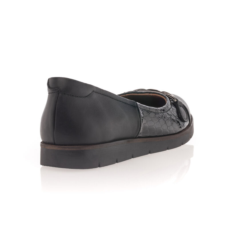 Bailarinas negras para mujer / Zapatos tipo Mary Jane