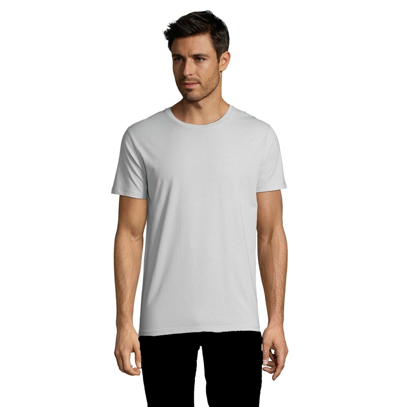  Tricou Martin cu guler rotund ajustat