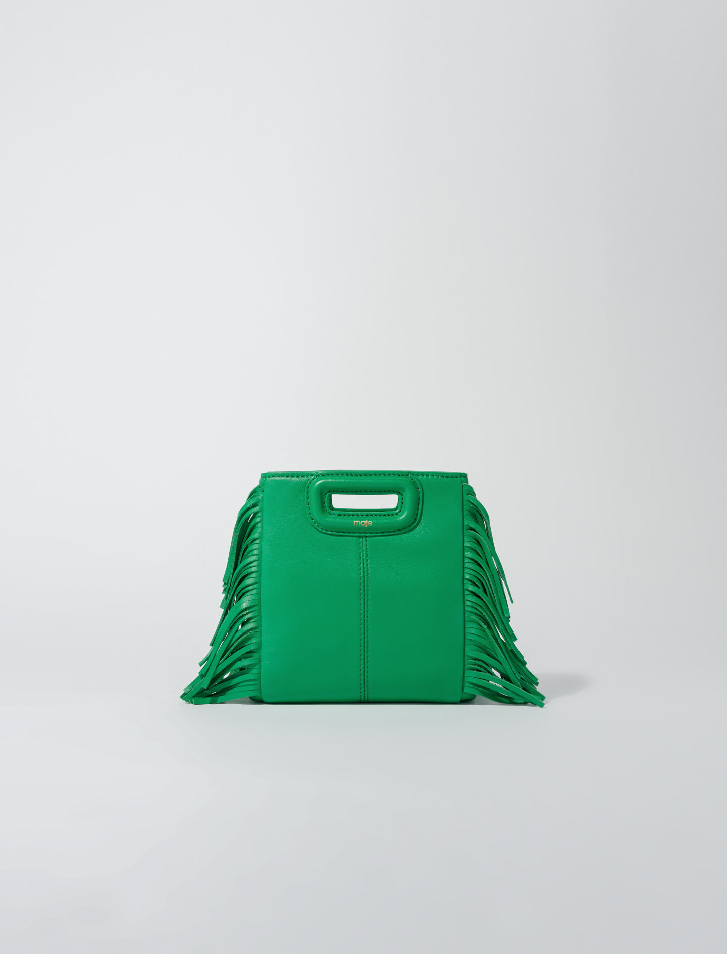 Leren handtas met ketting - Vert Casino