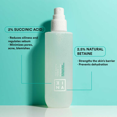 3INA Osvěžující pleťová voda The White Toner 200 ml 200 ml