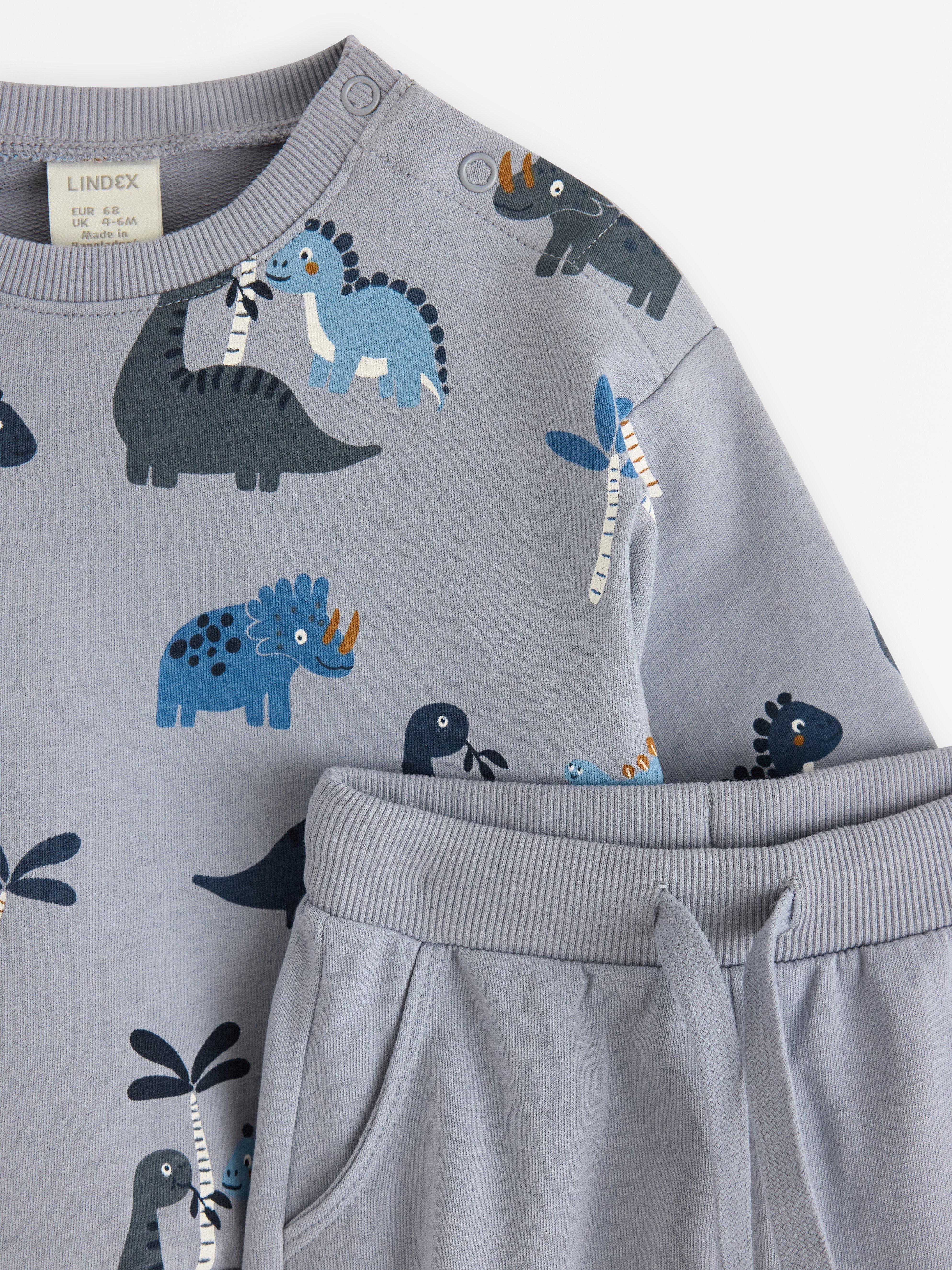 Conjunto - moletom e calça de moletom cinza claro