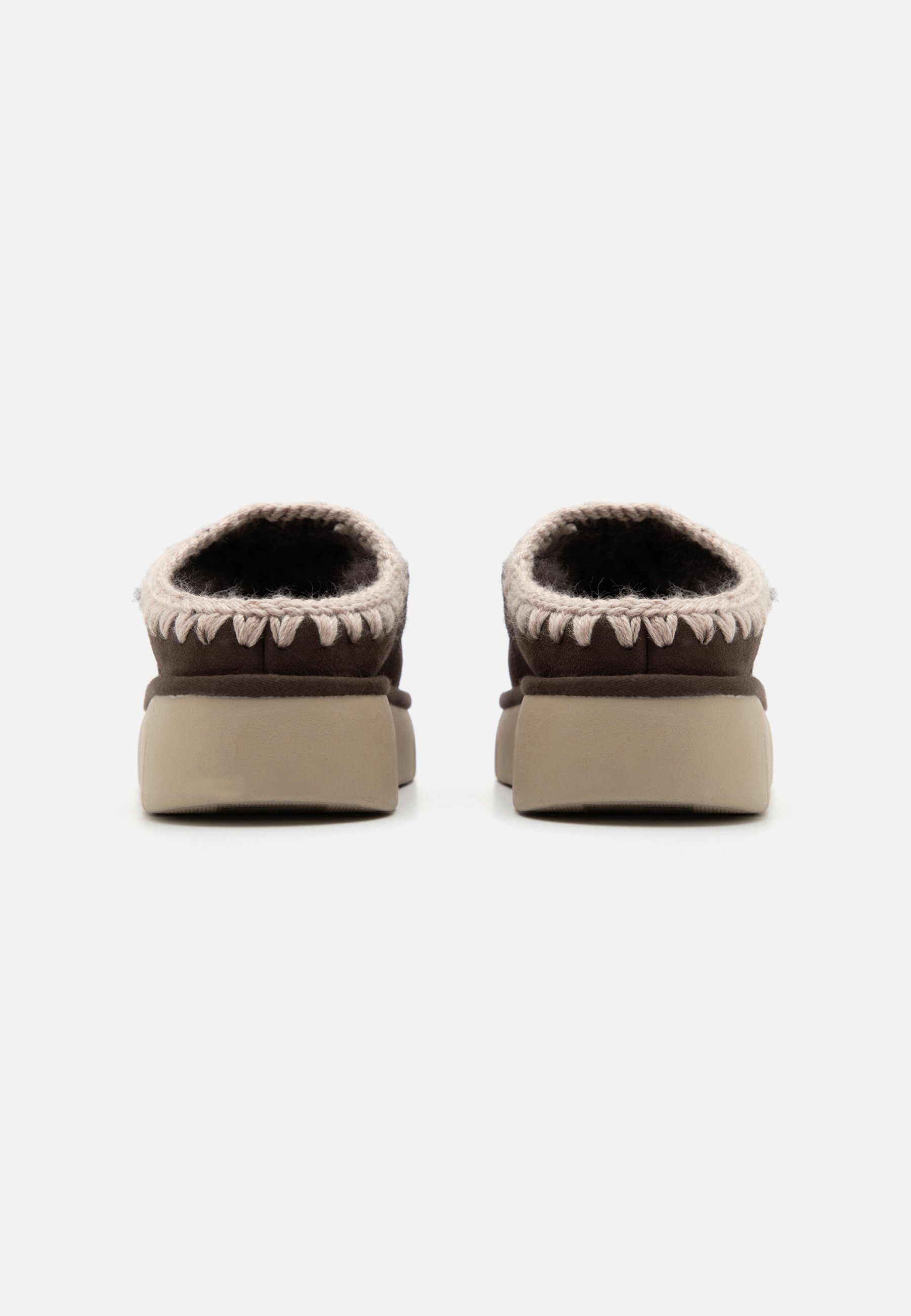 Mou BOUNCE CLOG METAL LOGO - Mules - mocha