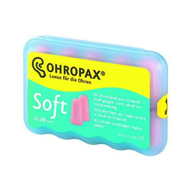 Ohropax myke skumørepropper 10 enheter 10 enheter