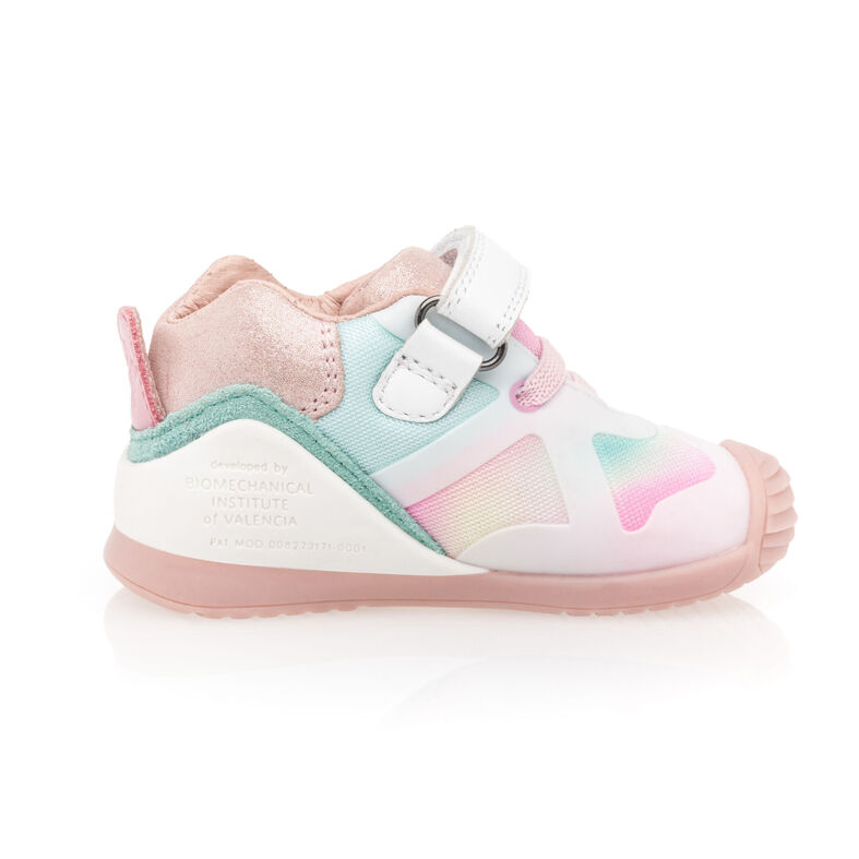 Botines/botas blancas para bebé niña