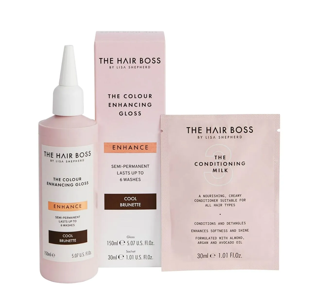 The Hair Boss Rozświetlacz podkreślający Ciemny Kolor Włosów
