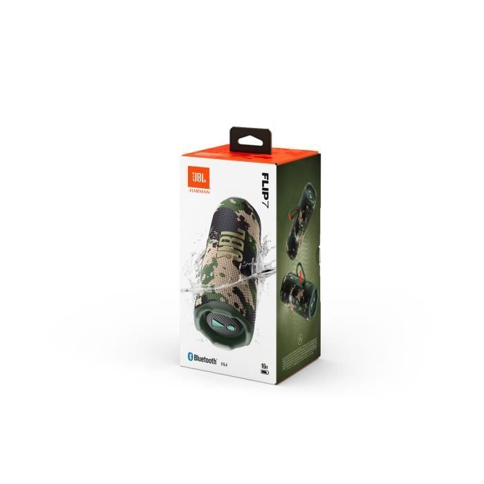 Tragbarer Lautsprecher – JBL Flip 7 – Squad – Wasserdicht und stoßfest