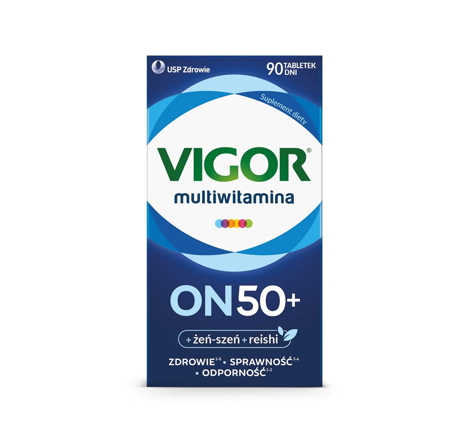 Vigor Multiwitamina 0n 50+ Tabletki