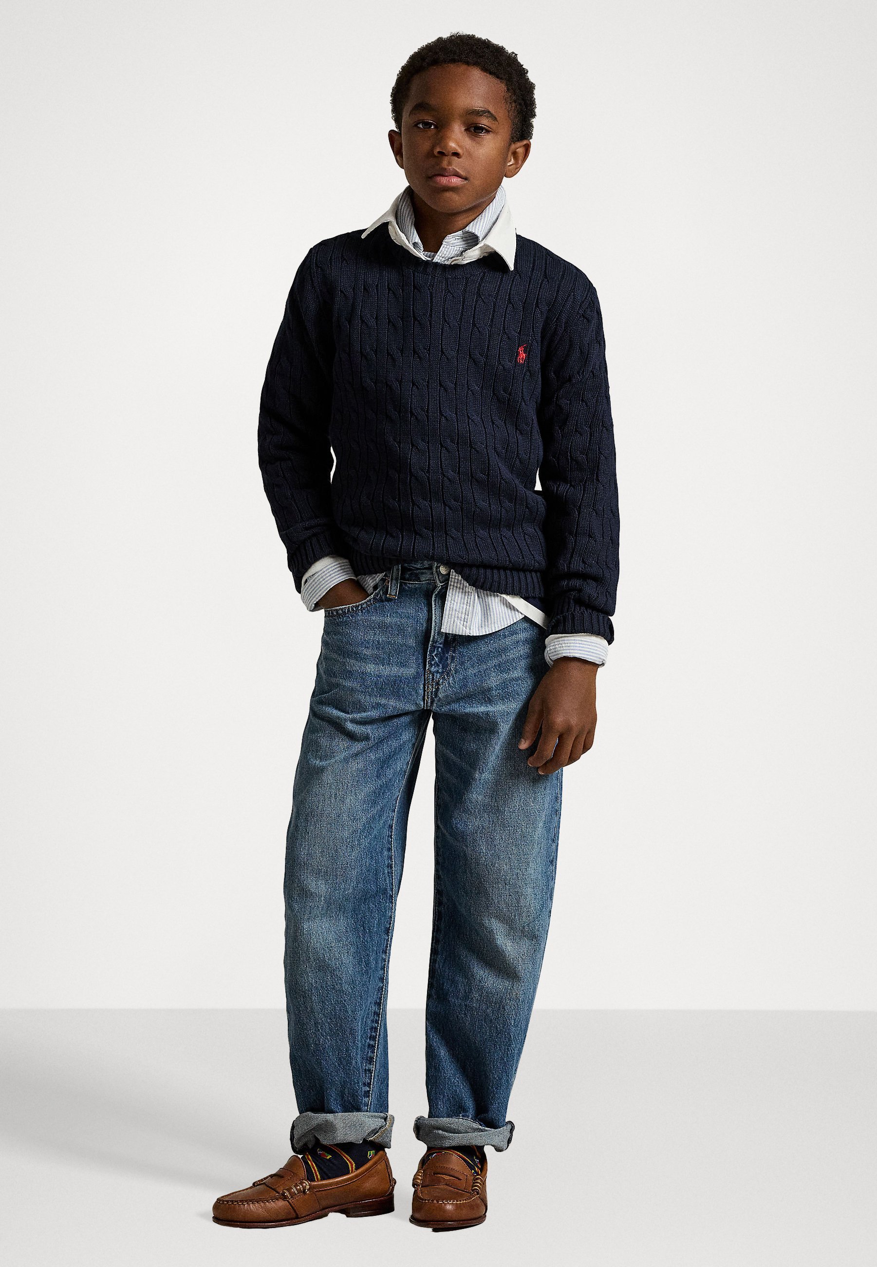 Jeans Polo Ralph Lauren LYNWOOD in cotone a vestibilità comoda - Jeans dalla vestibilità rilassata - Pierson Indigo