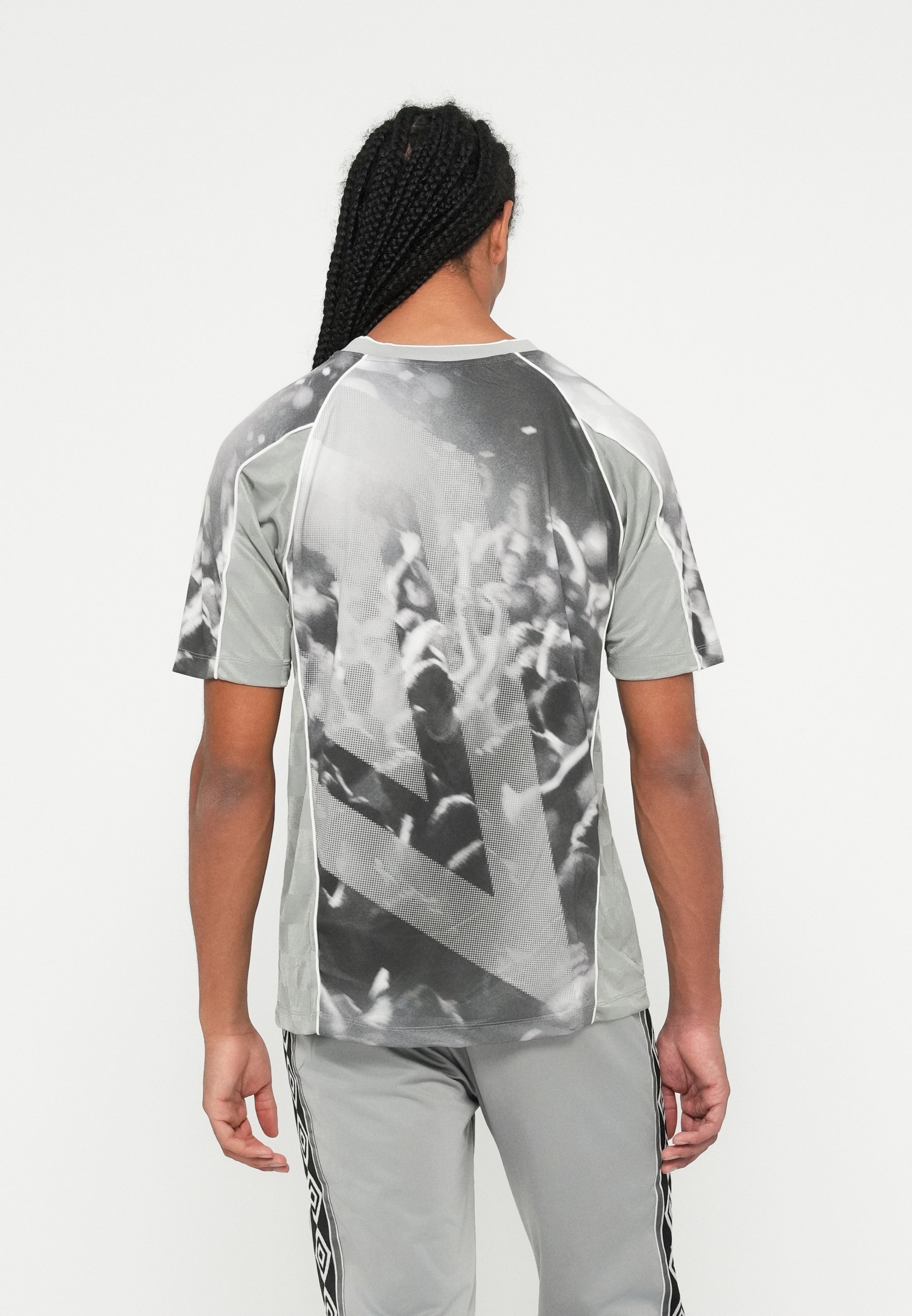 T-shirt unisex con pannelli Umbro - Stampa - Harbor Mist