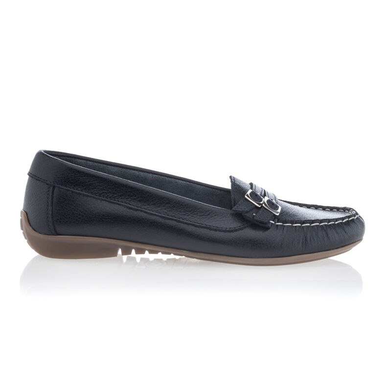 Naisten siniset loaferit/veneilykengät