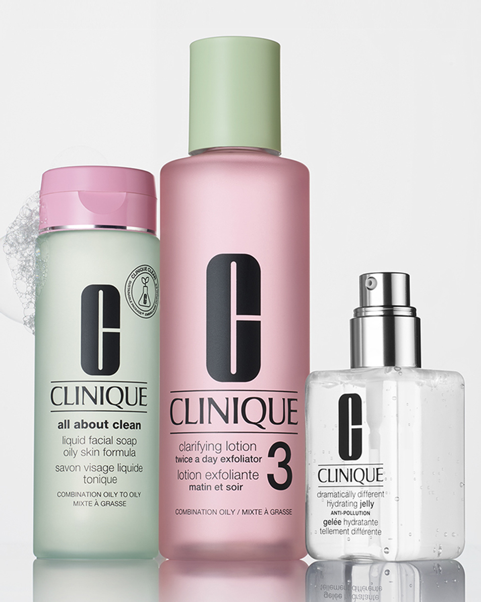 CLINIQUE ALL ABOUT CLEAN™ Savon liquide visage doux - Nettoyant pour peaux de type 3 et 4 - Peaux moyennes à sèches - Système en 3 étapes