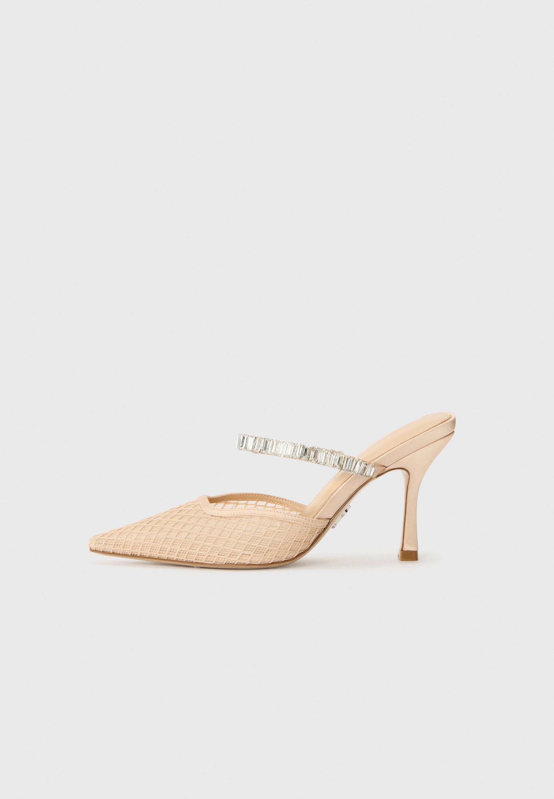 Steve Madden BRECKI - Klapki na obcasie - beżowe