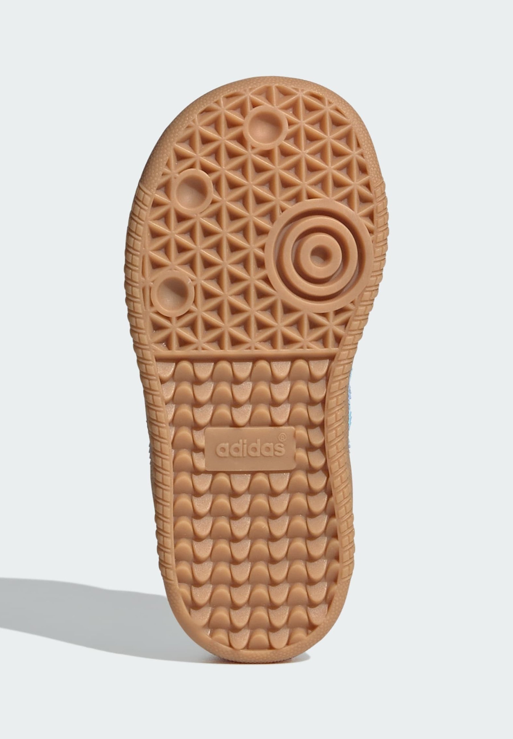 Detské topánky adidas Originals - modré, sivé, guma