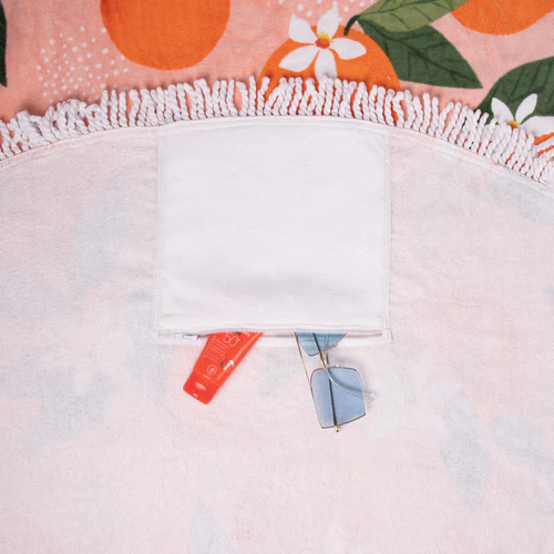 Cabaia Rund servett Tulum orange