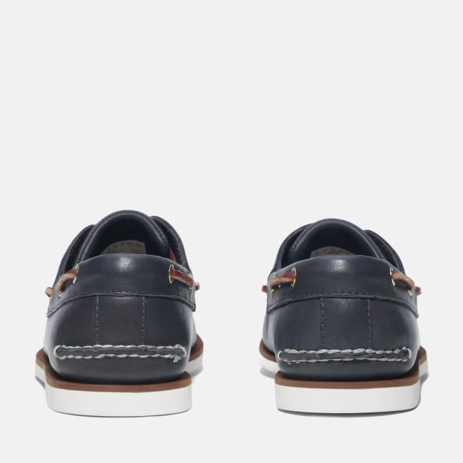 Scarpa da Barca Classic Two-Eye da Uomo in blu