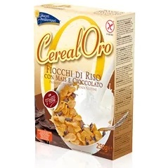 Céréales MEDITERRANEAN JOY Oro sans gluten, flocons de riz, de maïs et de chocolat 250 g