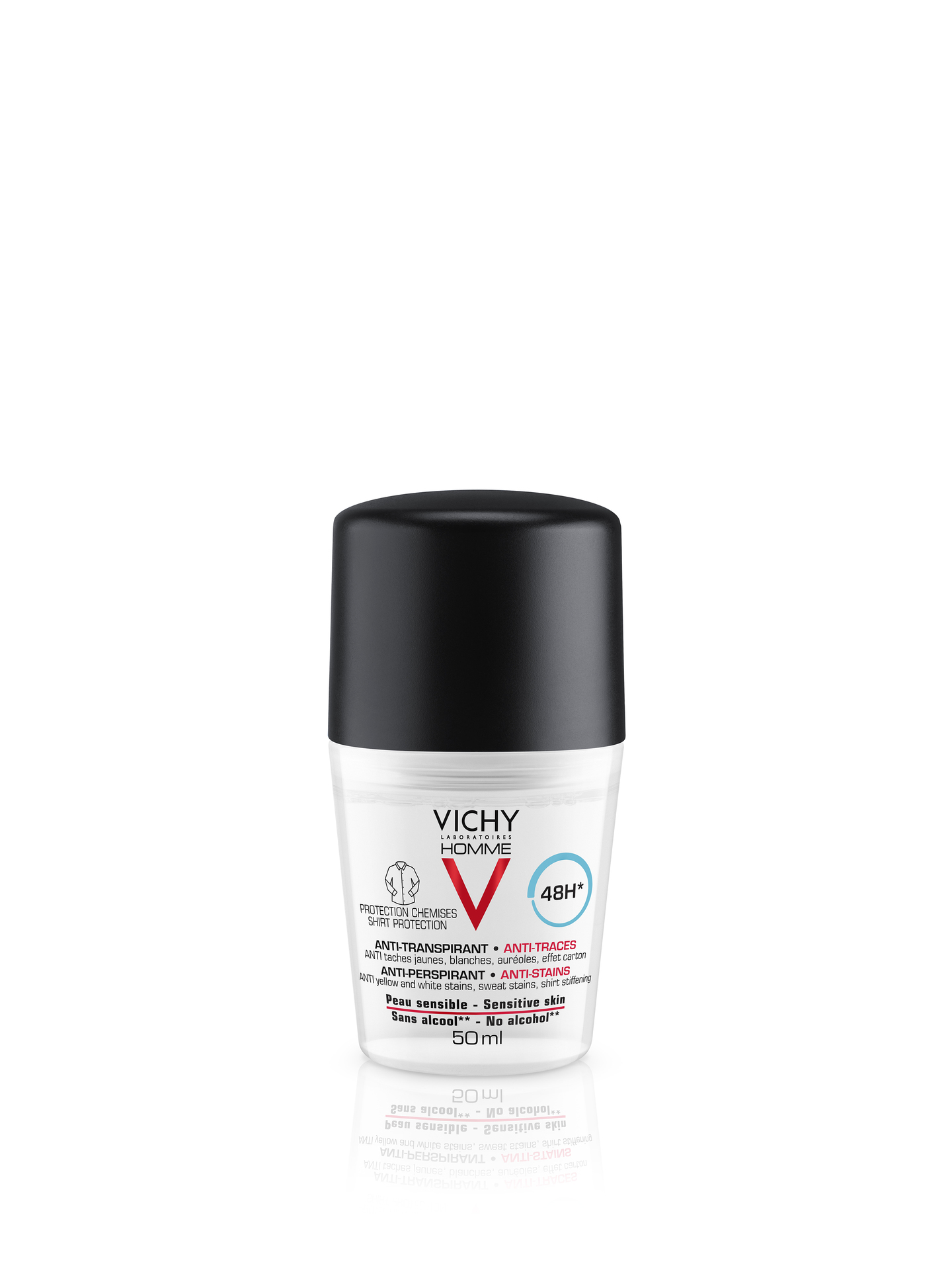Deodorant anti-pete pentru bărbați 48H 50 ml - Vichy