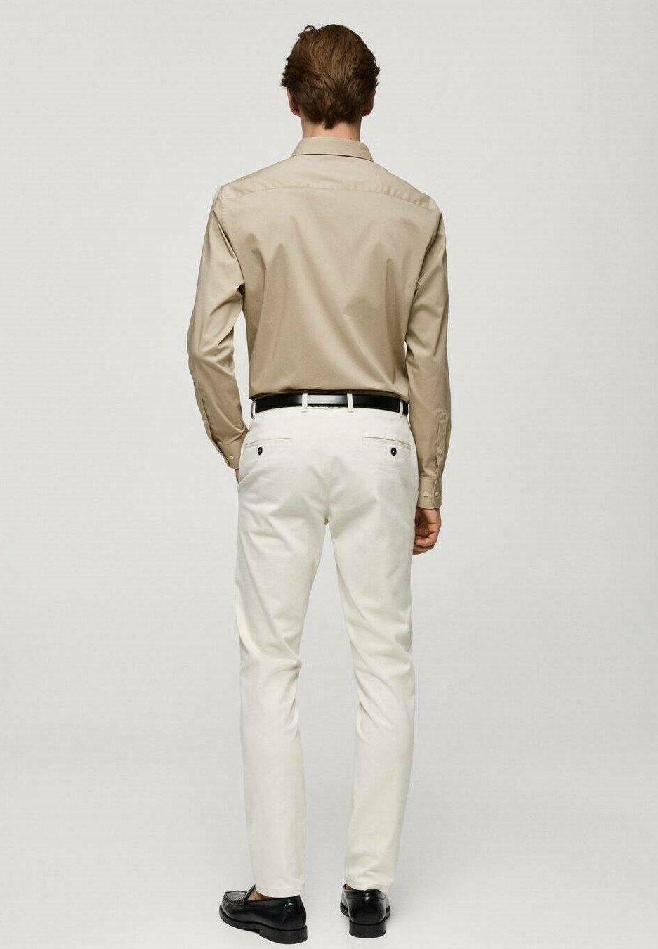 Camicia formale Mango - color sabbia