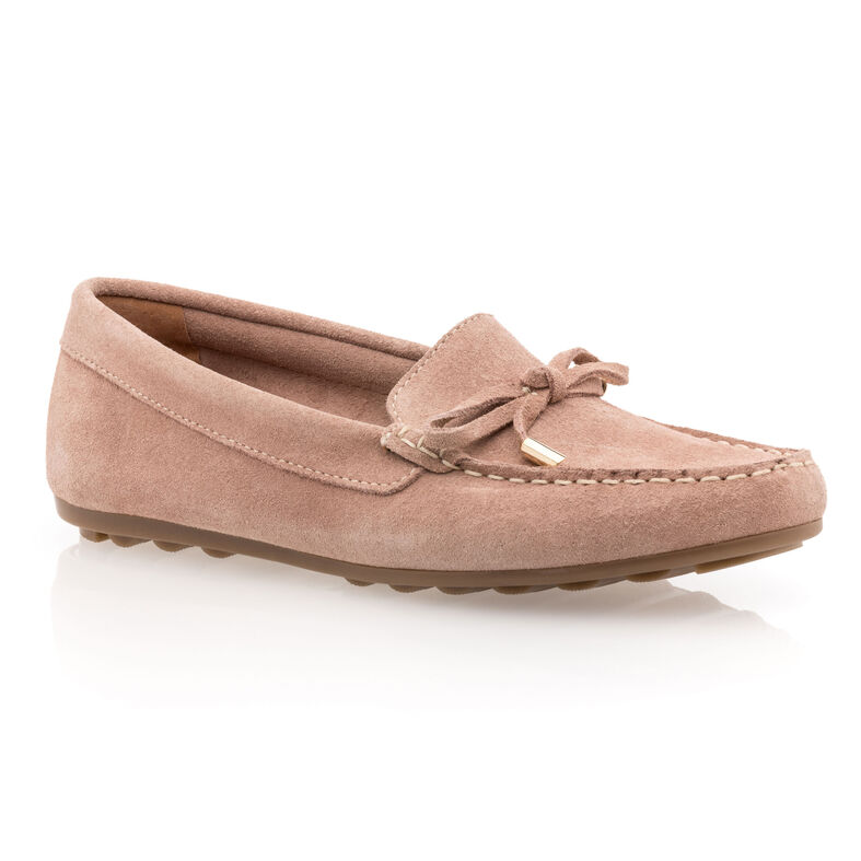 Rosa Damen-Loafer/Bootsschuhe