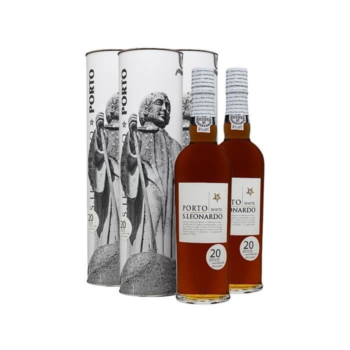 Porto White 20 ans Blanc - Lot de 3x50cl - Quinta do Mourão - Vin Doux DOC Blanc - Origine Portugal - Cépages Codega, Viosinho,