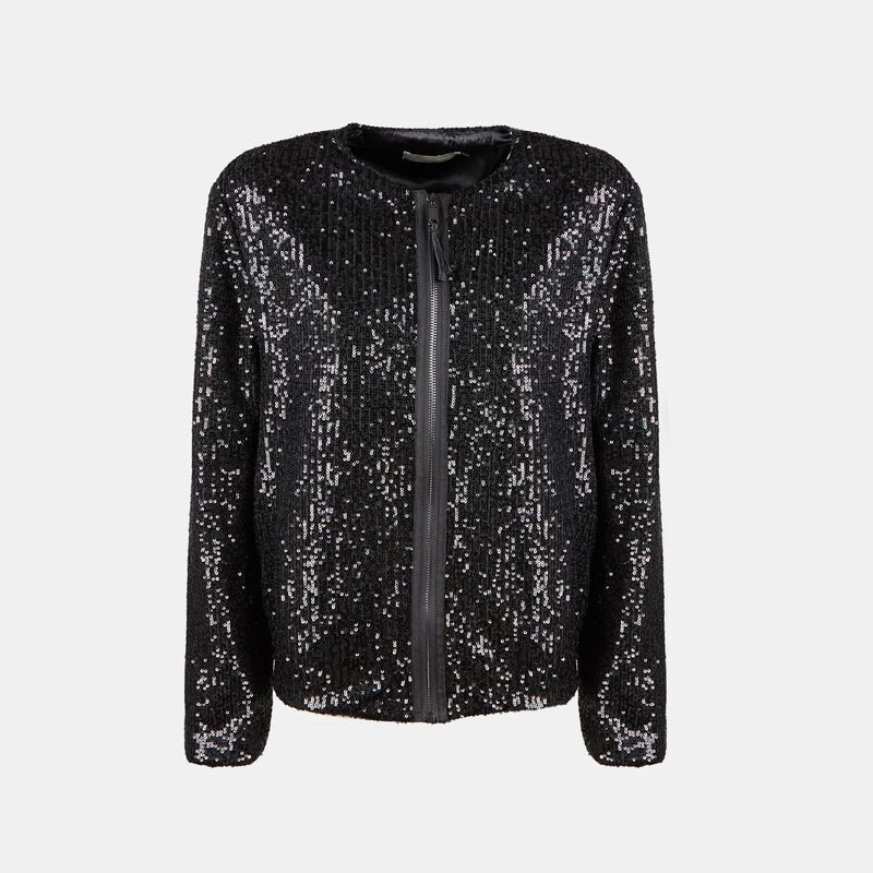 Bomber da donna con błyskotki