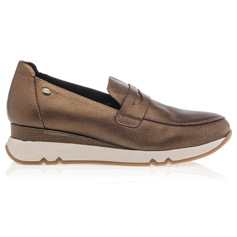 Mocasines/zapatos náuticos amarillos para mujer