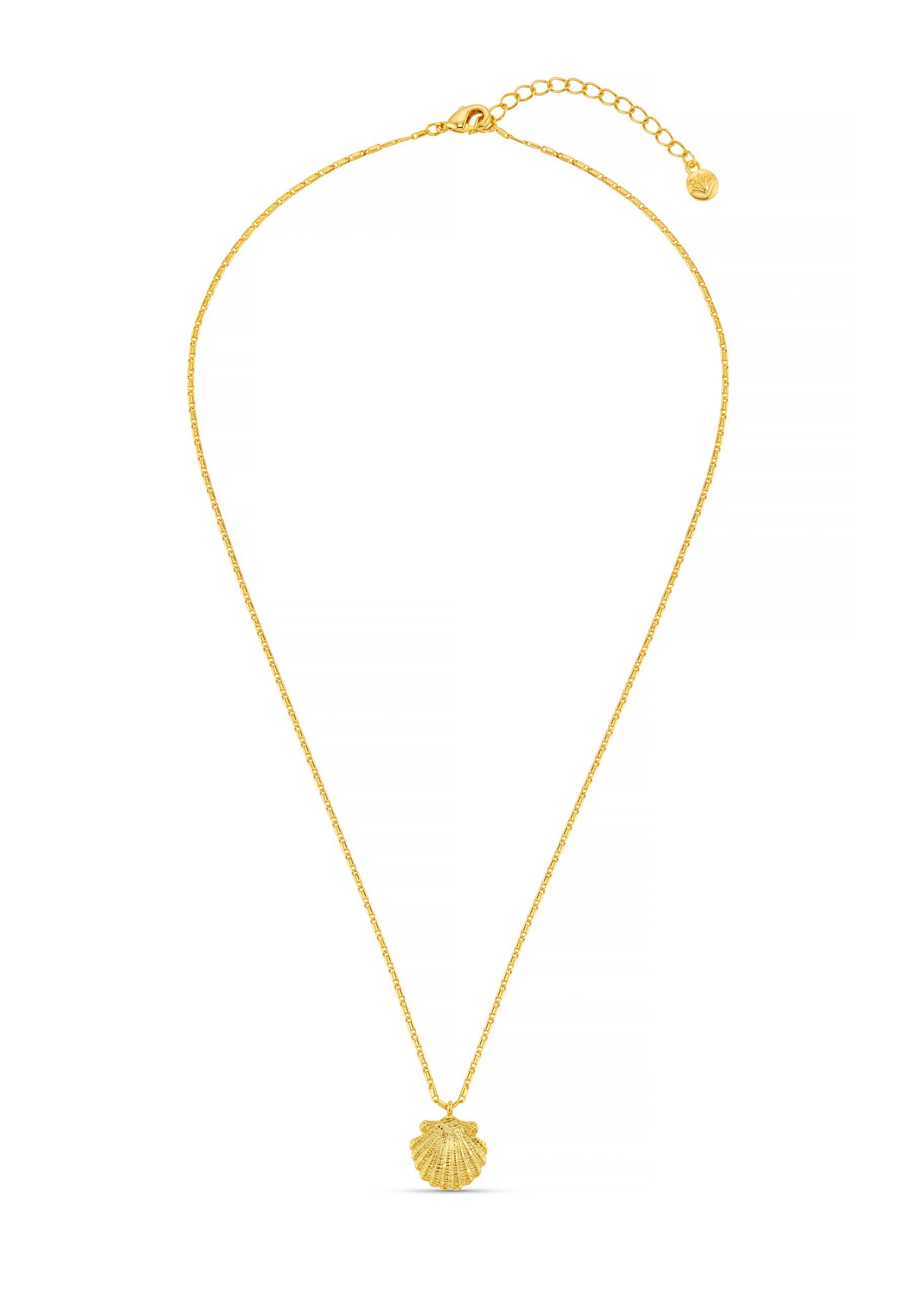 Collier Orelia à breloque coquillage - Collier - couleur or