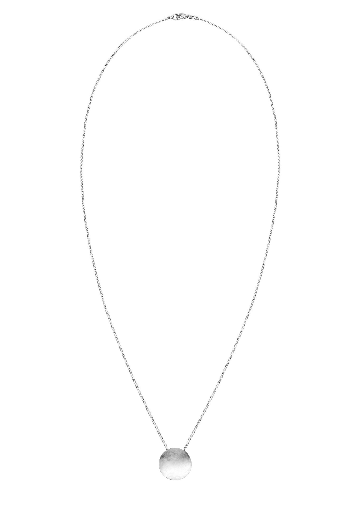 Nenalina Femmes pendentif lune mat en argent sterling 925