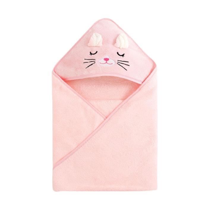 Toalla de baño con capucha para bebé, toalla suave con capucha y paño de baño para bebé, regalo para baby shower, toalla de baño para niña