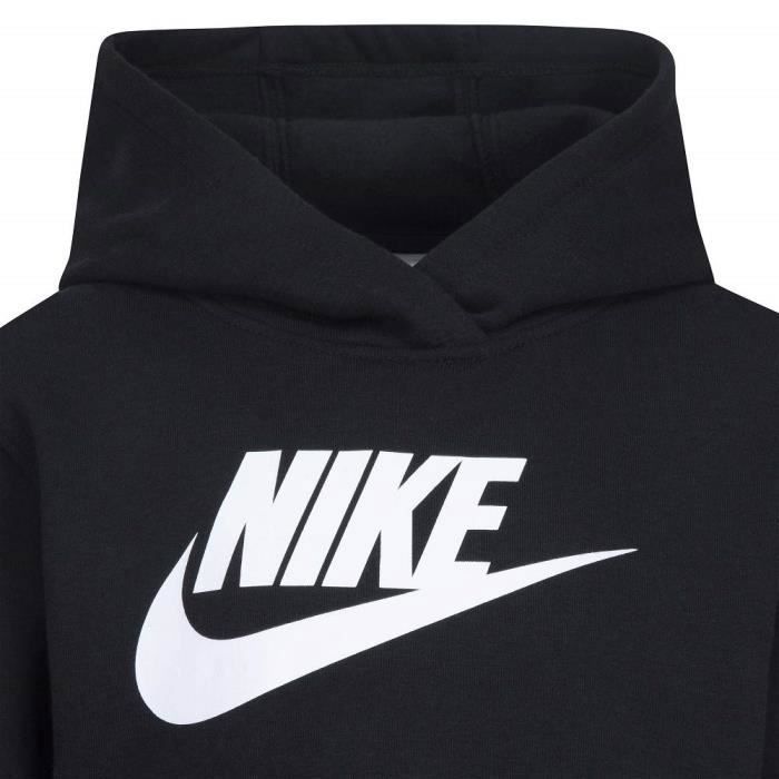 Tuta da ginnastica per bambini - Nike - Club Fleece - Nera - Maniche lunghe - Traspirante