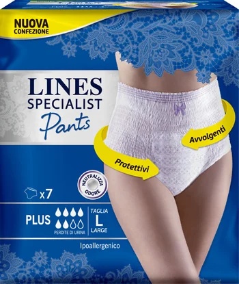 Compresas para incontinencia LINES Lines Specialist Pants Plus Lx7