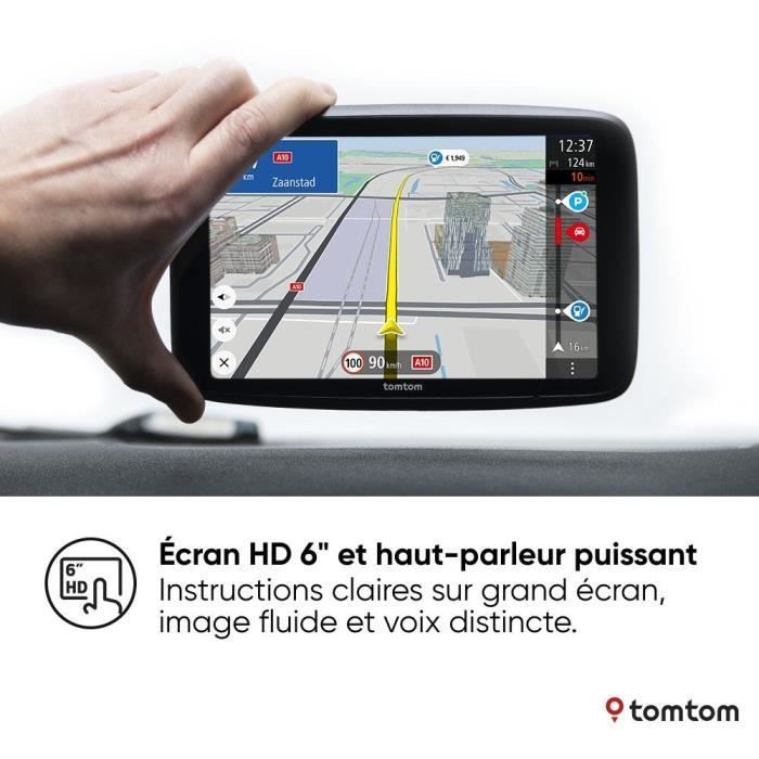 TomTom GO Superior 6 - GPS para coche - Pantalla de 6 pulgadas - TomTom Traffic - Servicio Premium de 2 años incluido - Mapa mundial