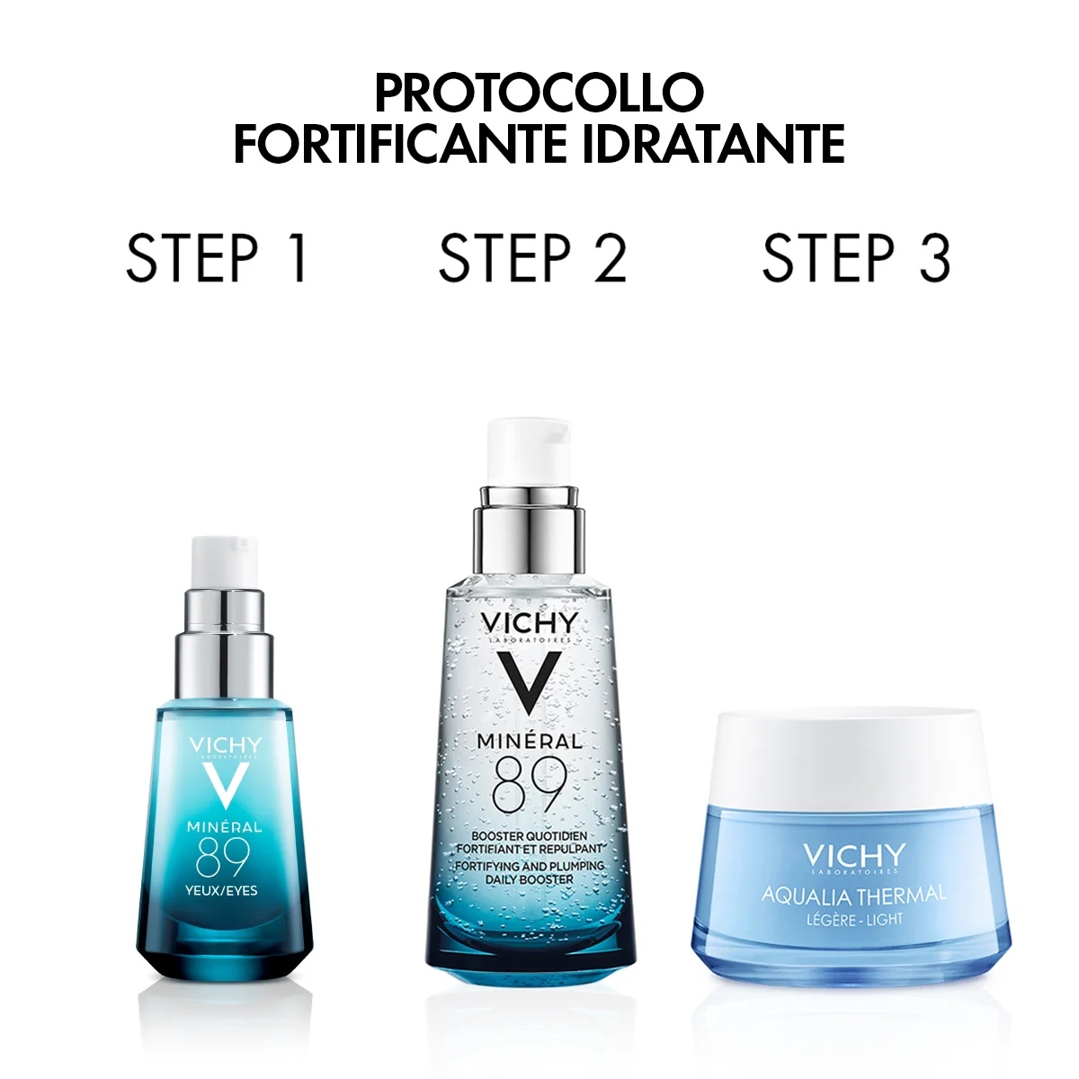 VICHY Vichy Aqualia Thermale lichte hydraterende gezichtscrème 50 ml met hyaluronzuur