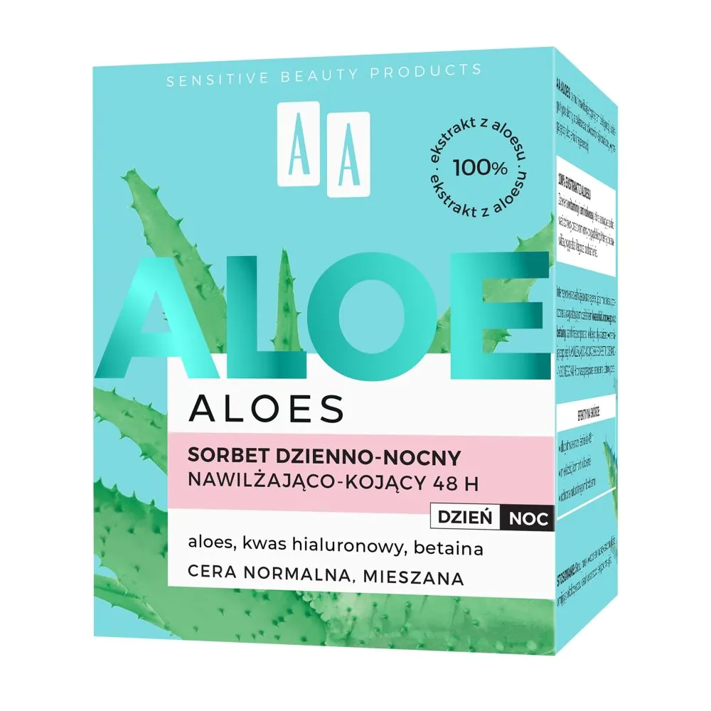 AA Aloes sorbet dzienno-nocny nawilżająco-kojący