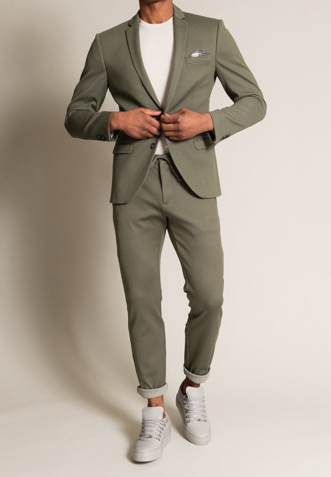 Giacca blazer WORMLAND - verde oliva