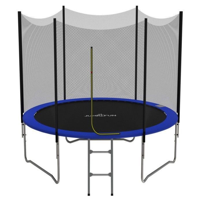 Trampolin - JUMP4FUN - Jump4Fun Deluxe - 185 cm - Udendørs - Sikkerhedsudstyr inkluderet